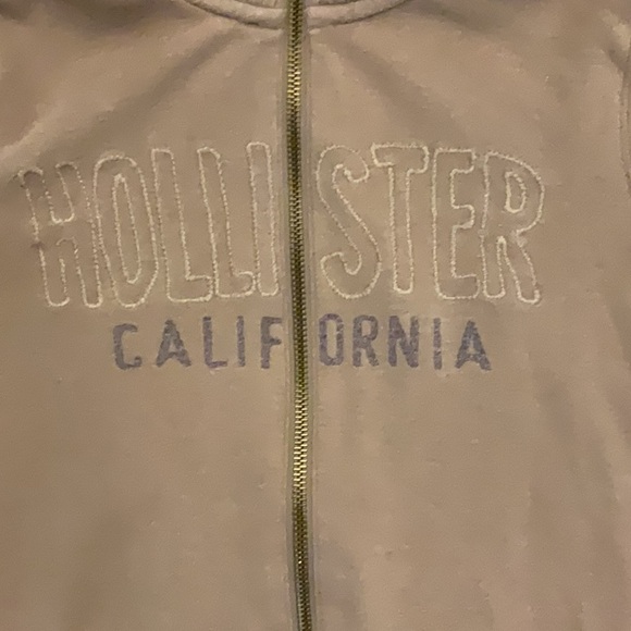 Hollister Zip Up Sweater, Size Small - Picture 2 of 4